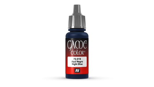 Vallejo Game Color 72.019 Night Blue Acrylic Paint 17ml bottle