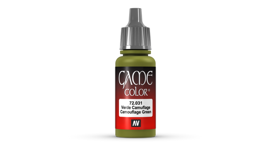 Vallejo Game Color 72.031 Camouflage Green Acrylic Paint 17ml bottle