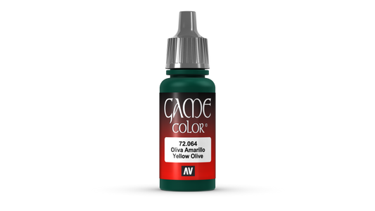 Vallejo Game Color 72.064 Yellow Olive Acrylic Paint 17ml bottle