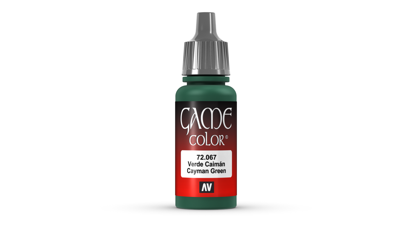 Vallejo Game Color 72.067 Cayman Green Acrylic Paint 17ml bottle