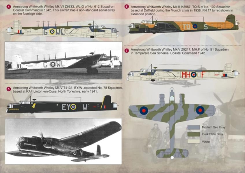 Print Scale 72-099 1/72 Armstrong-Whitworth A.W.38 Whitley Decals
