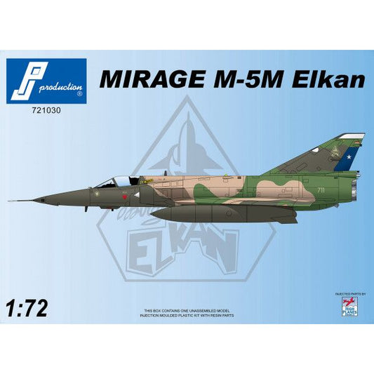 PJ Production 721030 1/72 Mirage M-5M Elkan (Chilean decals) Model Kit - SGS Model Store