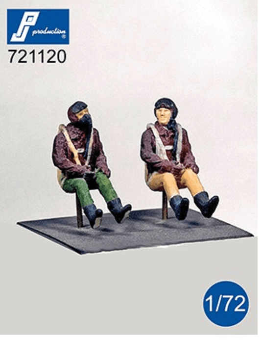 PJ Production 721120 1/72 US pilots WWII seated in aircraft Resin Figures - SGS Model Store