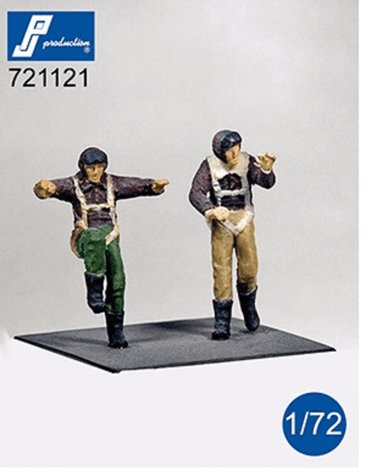 PJ Production 721121 1/72 US pilots WWII Standing Resin Figures - SGS Model Store