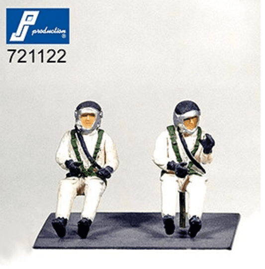 PJ Production 721122 1/72 French high altitude pilots (60's) Resin Figures - SGS Model Store