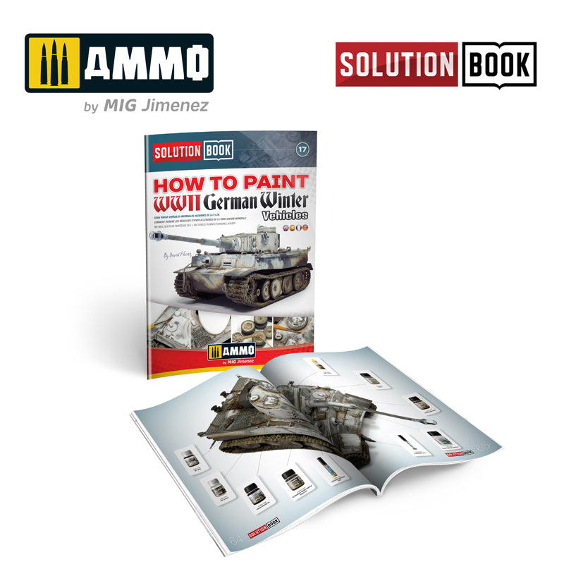 Solution Book 17 How To Paint WWII German Winter Vehicles AMIG6601