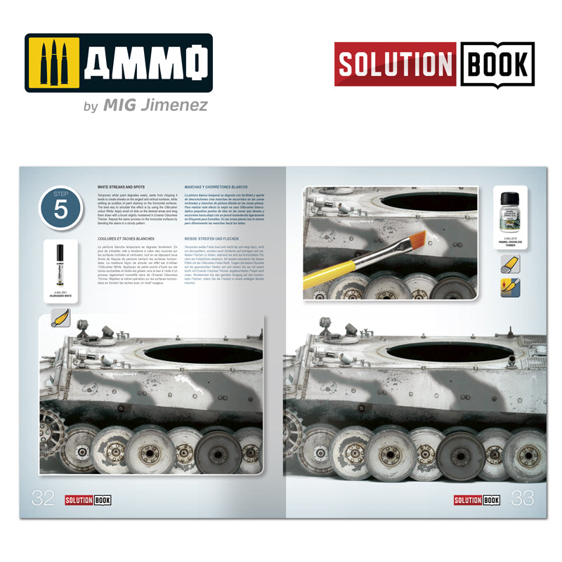 Solution Book 17 How To Paint WWII German Winter Vehicles AMIG6601