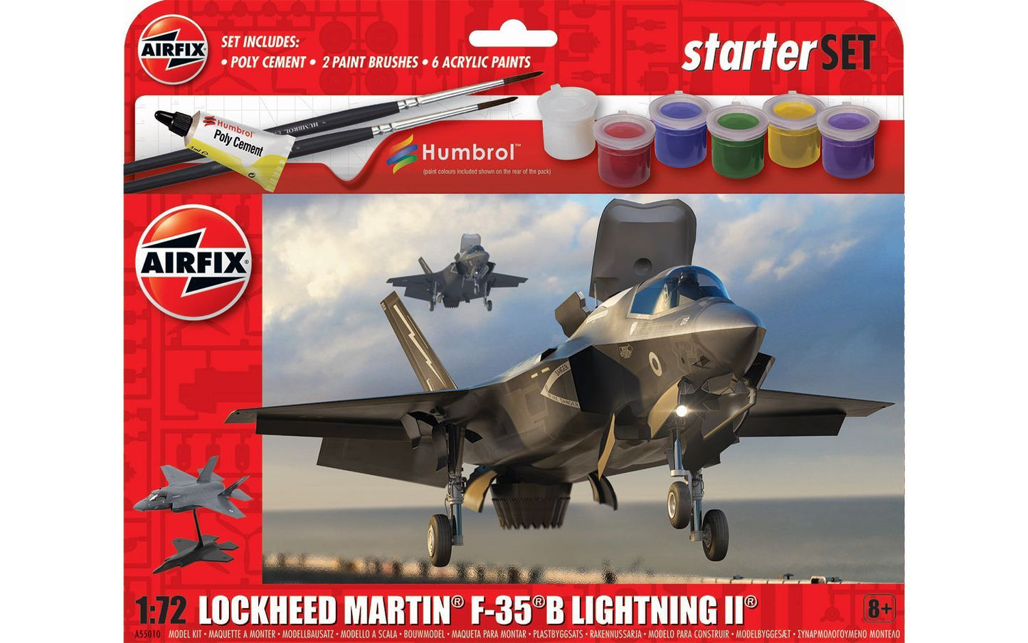 Airfix A55010 Lockheed Martin F-35B Lightning II Starter Set 1/72