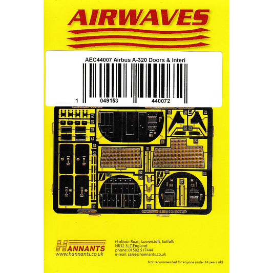 Airwaves AEC44007 Airbus A320 Detail Set for Revell 1/144