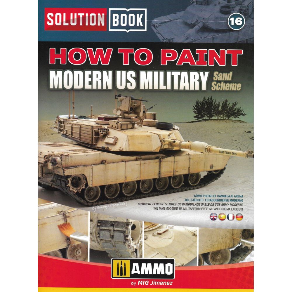 Solution Book 16 How to paint Modern US Military Sand Scheme AMIG6512
