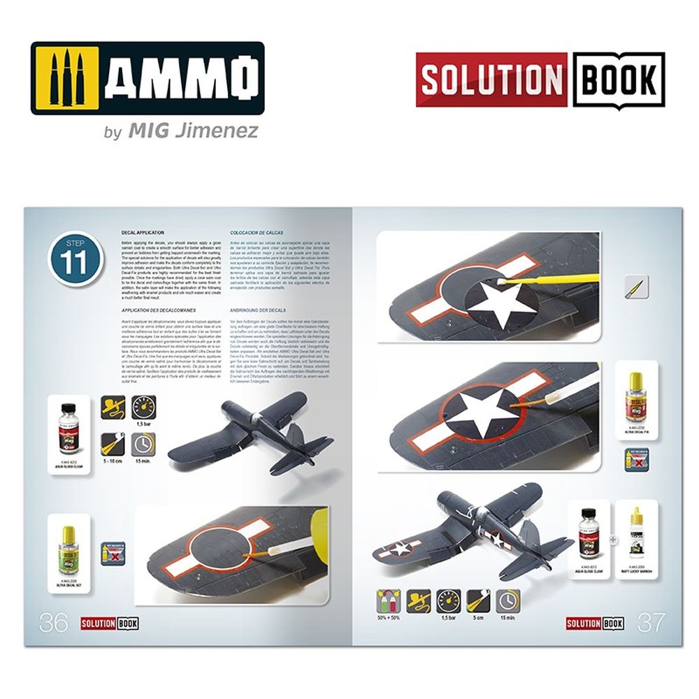 Solution Book 14 How To Paint WWII US Navy Late Aircraft AMIG6523