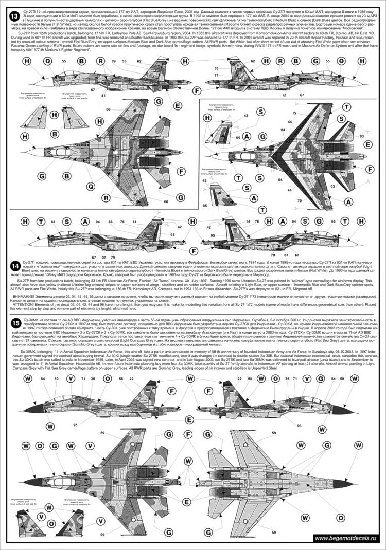 Begemot 72-026 Su-27 Flanker family Part 2 - 1/72