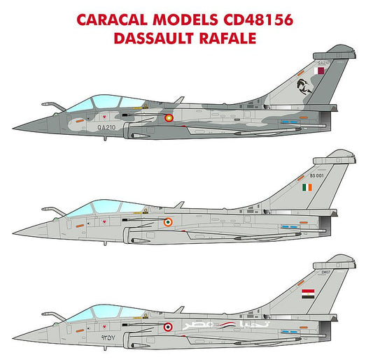 Caracal Models CD48156 1/48 Dassault Rafale Decals