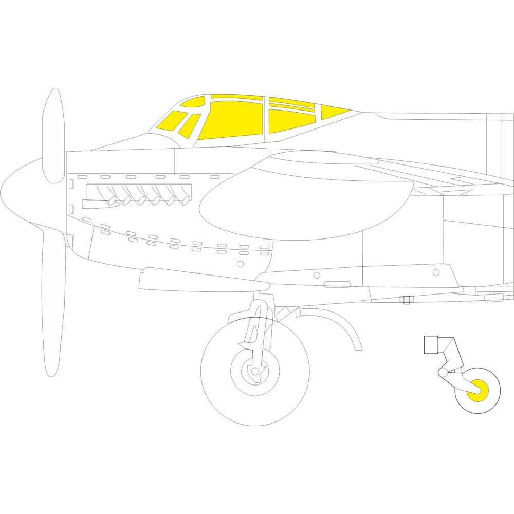 Eduard CX618 Mosquito B Mk.XVI Masking Set for Airfix 1/72