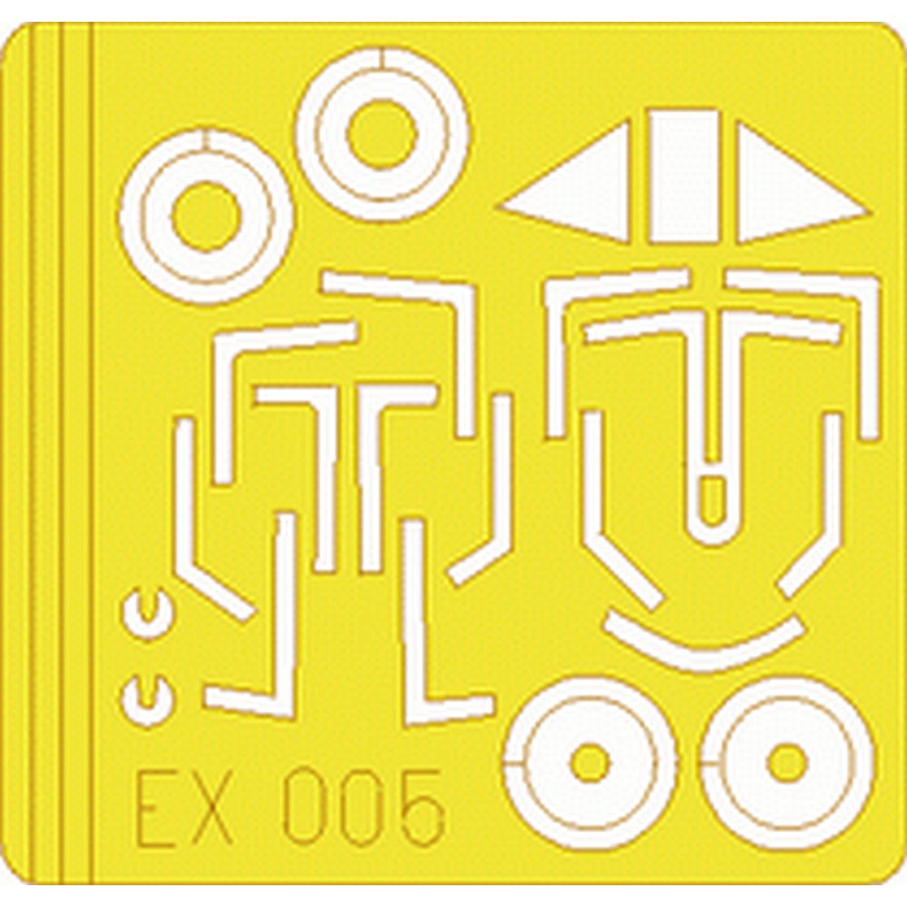 Eduard EX005 Fw-190D canopy and wheels paint mask Tamiya 1/48