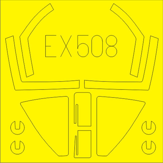 Eduard EX508 1/48 Sea Harrier FRS.1 paint mask for Kinetic