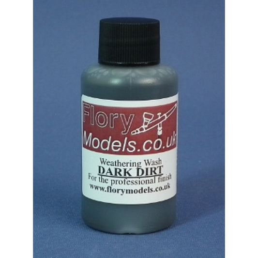 Flory Models FMW002 Dark Dirt Weathering Wash 50ml Bottle