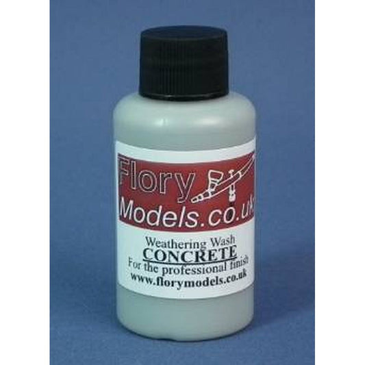 Flory Models FMW007 Concrete Gray Weathering Wash 50ml Bottle