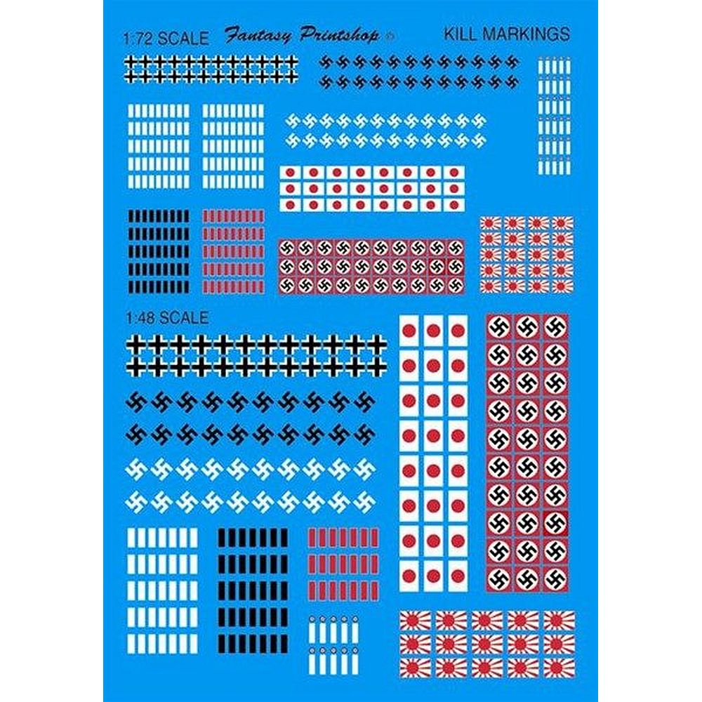 Fantasy Printshop FP843 Aircraft Kill Markings Decals 1/72 1/48 – SGS ...