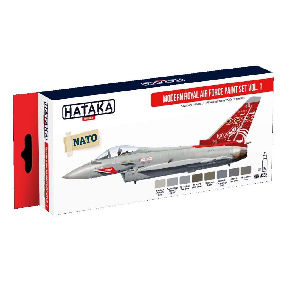 Hataka HTK-AS52 Modern Royal Air Force Acrylic Paint Set Vol. 1