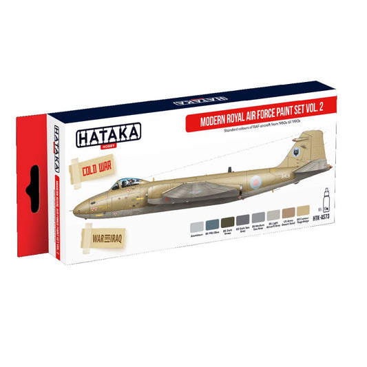 Hataka HTK-AS73 Modern Royal Air Force Acrylic Paint Set Vol. 2