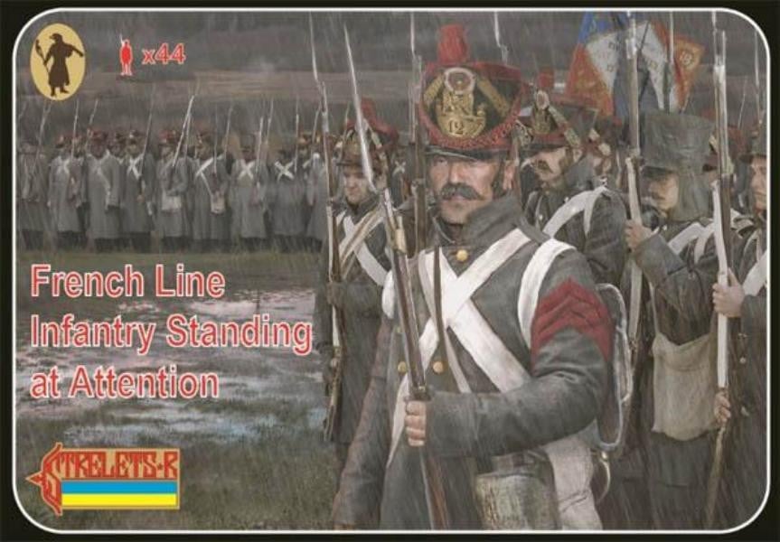 Strelets 184 1/72 French Line Infantry Standing at Attention - SGS Model Store