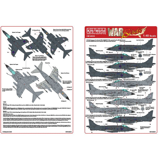Kits-World KW148223 BAe Sea Harrier FRS.1 Part Two 1/48