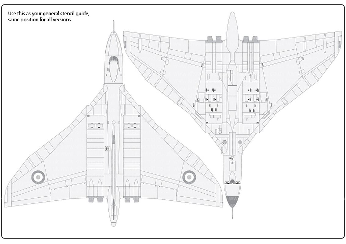 Kits-World KW172214 Avro Vulcan 1/72