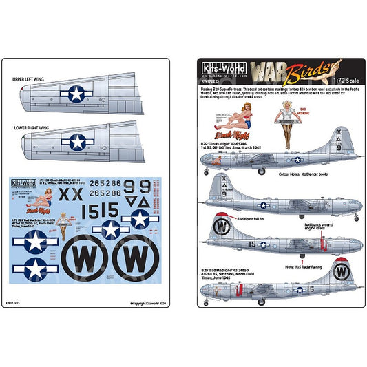 Kits-World KW172225 1/72 Boeing B-29 Superfortress ‘Dinah Might’