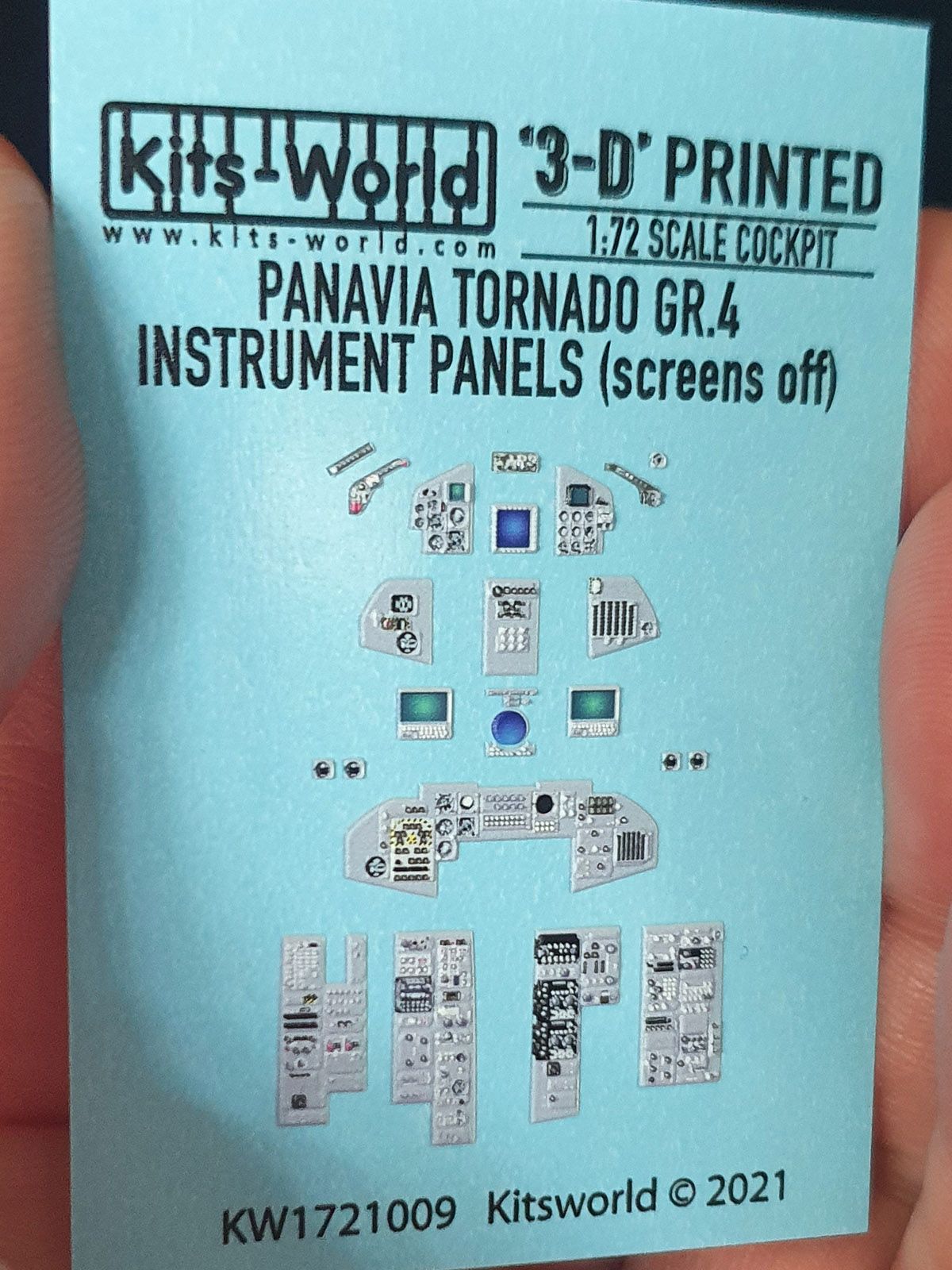 Kits-World KW3D1721009 Tornado GR.4 Instrument Panels Inactive 1/72