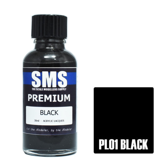 Premium BLACK 30ml PL01 SMS