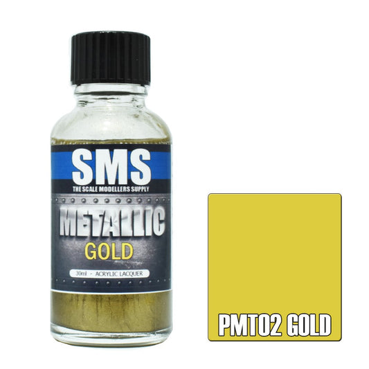Metallic GOLD 30ml PMT02 SMS