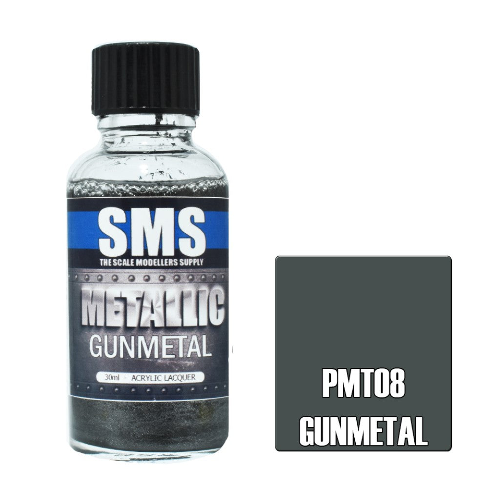 Metallic GUNMETAL 30ml PMT08 SMS