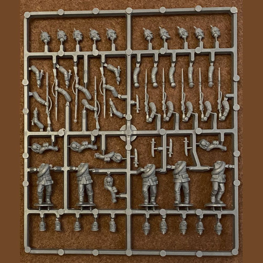 Prussian Infantry Advancing Franco-Prussian War Perry Miniatures Sprue 28mm