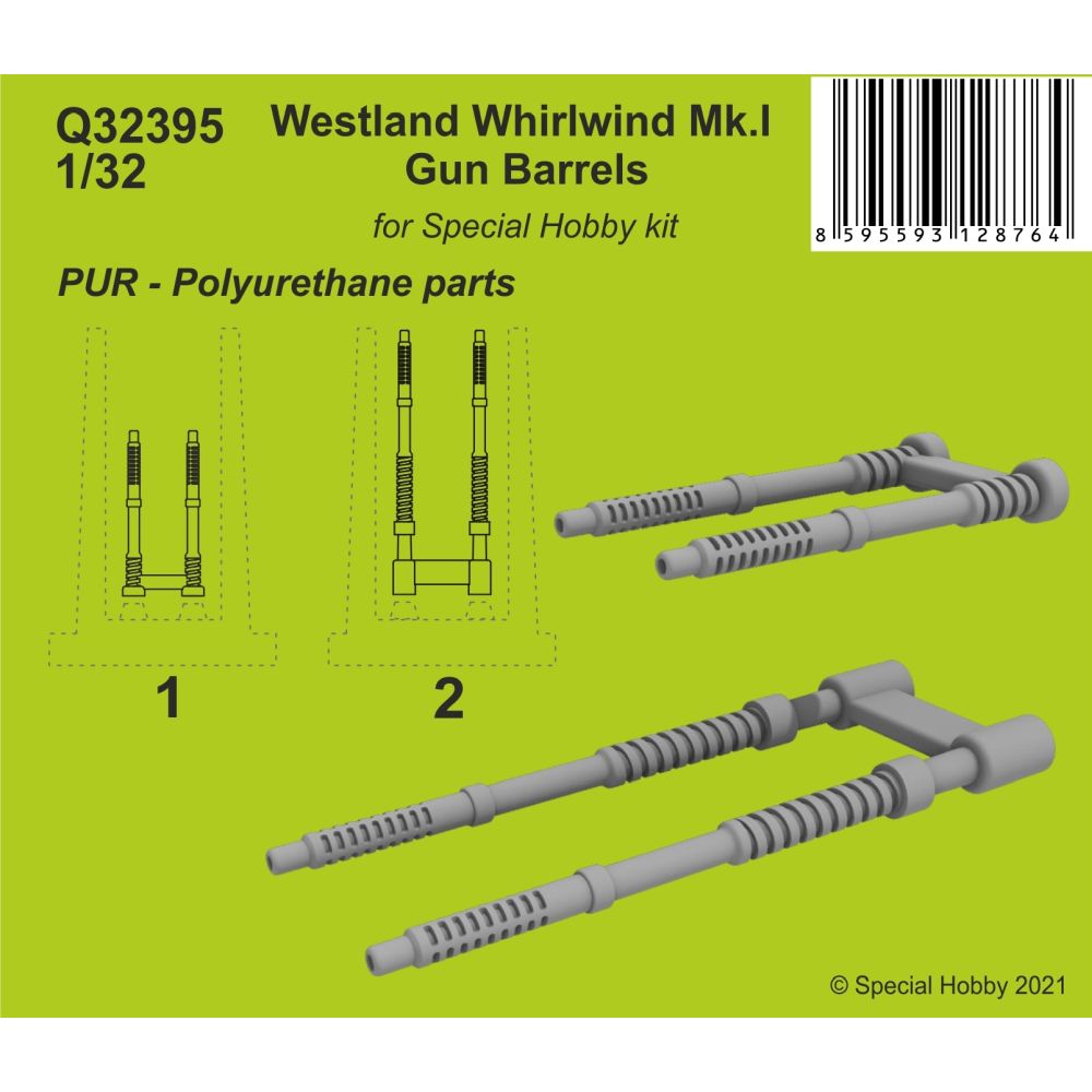 CMK Kits Q32395 Westland Whirlwind Mk.I Gun Barrels 1/32