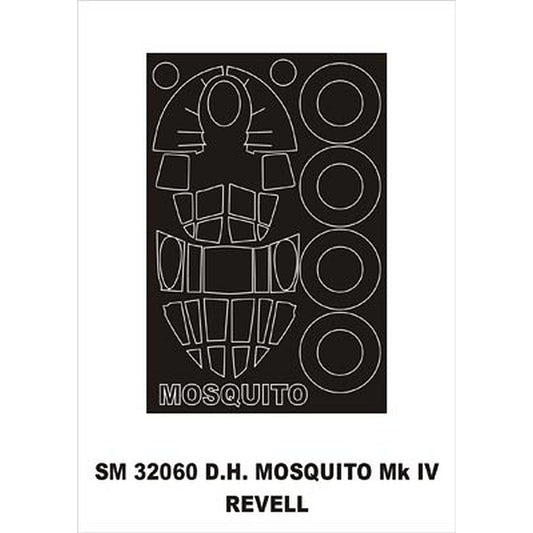 Montex SM32060 Mosquito Mk.IV paint mask for Revell 1/32