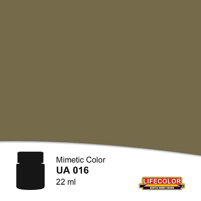 LifeColor UA016 Dark Earth RLM80 (22ml) FS 30118 Acrylic Paint