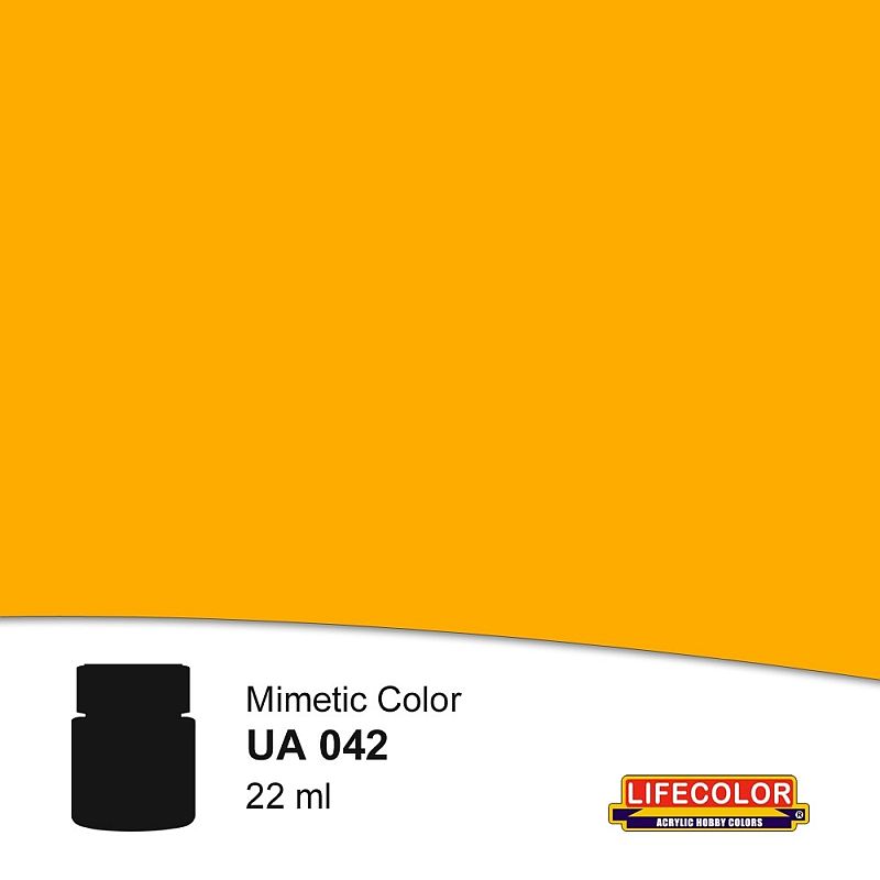 LifeColor UA042 Chrome Yellow (22ml) FS 13432 Acrylic Paint