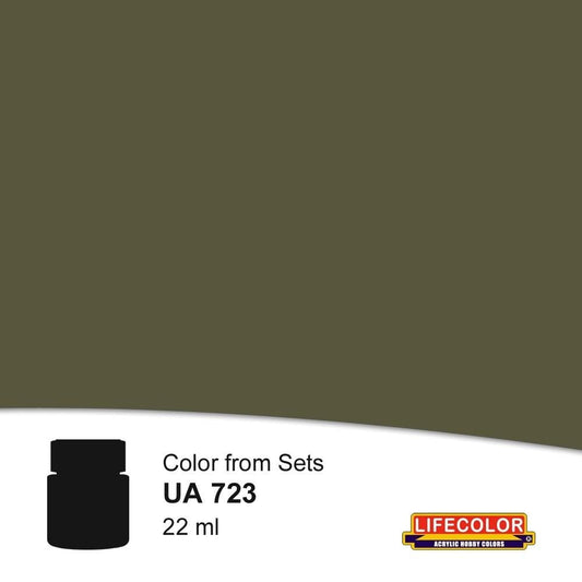 LifeColor UA723 Rail Weathered Black (22ml) FS 37038 Acrylic Paint - SGS Model Store