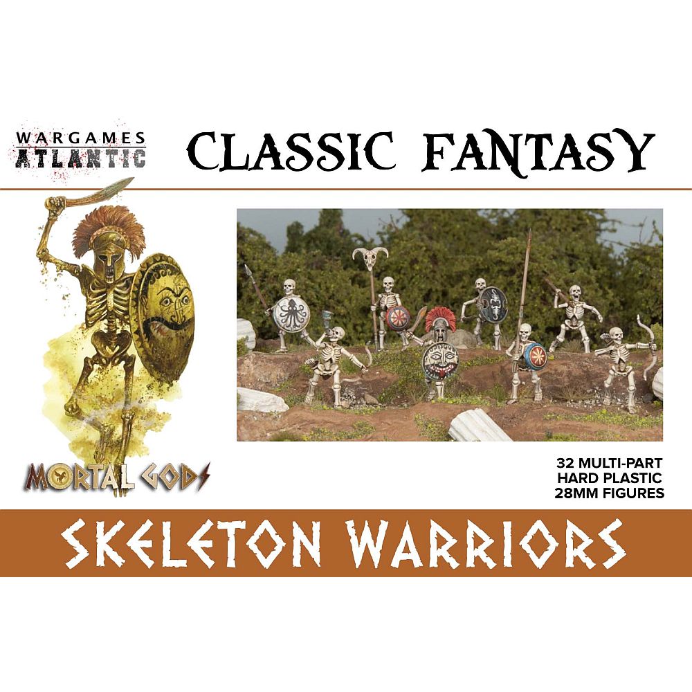 Wargames Atlantic WAACF001 Classic Fantasy Skeleton Warriors 28mm