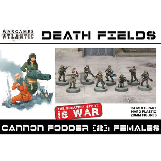 Wargames Atlantic WAADF006 Cannon Fodder (2): Females 28mm