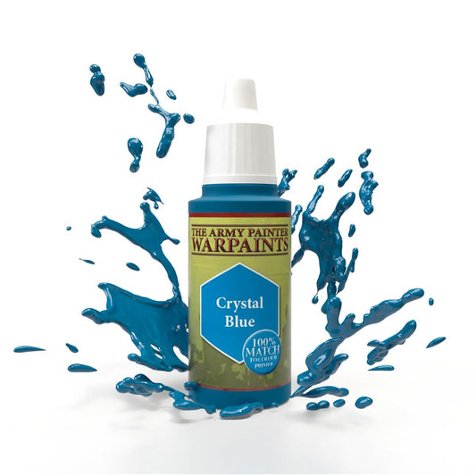 The Army Painter Warpaints WP1114 Crystal Blue Acrylic Paint 18ml bottle