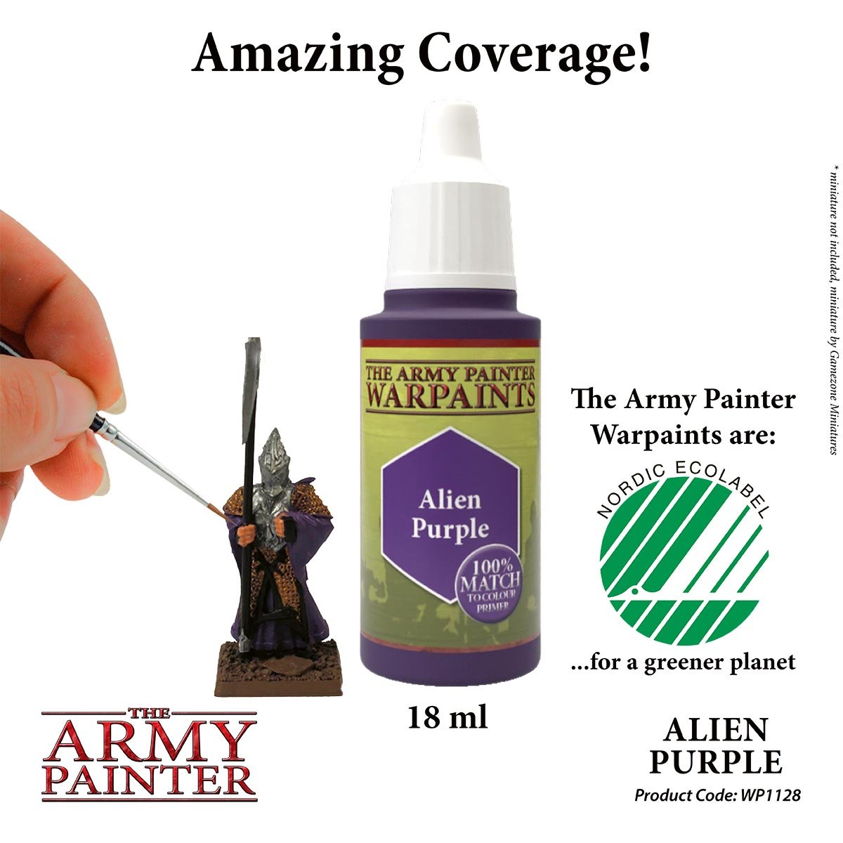 The Army Painter Warpaints WP1128 Alien Purple Acrylic Paint 18ml bottle