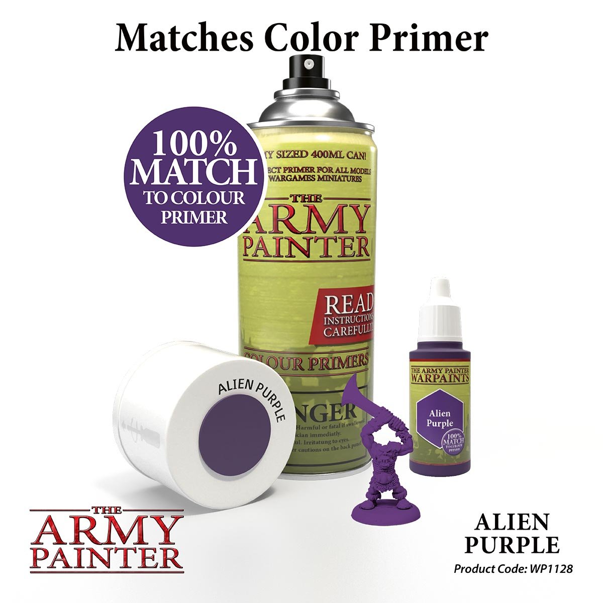 The Army Painter Warpaints WP1128 Alien Purple Acrylic Paint 18ml bottle