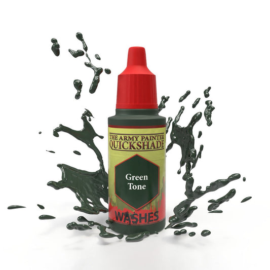 The Army Painter Warpaints WP1137 QS Green Tone Ink Acrylic Paint 18ml bottle