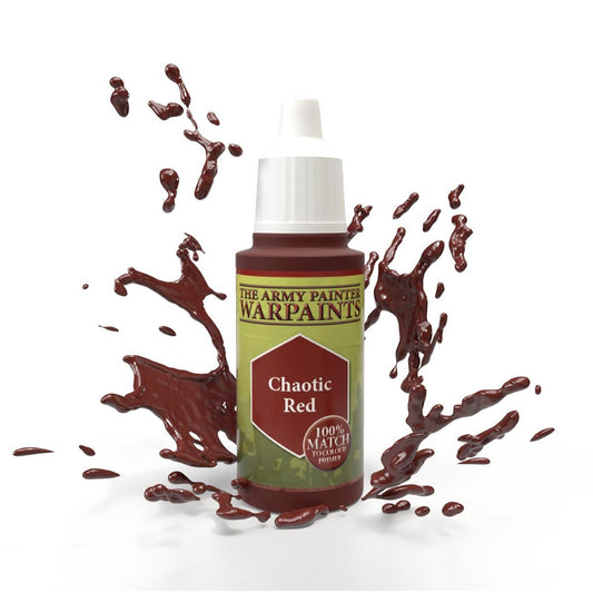 The Army Painter Warpaints WP1142 Chaotic Red Acrylic Paint 18ml bottle