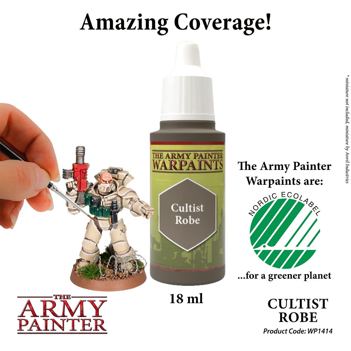 The Army Painter Warpaints WP1414 Cultist Robe Acrylic Paint 18ml bottle