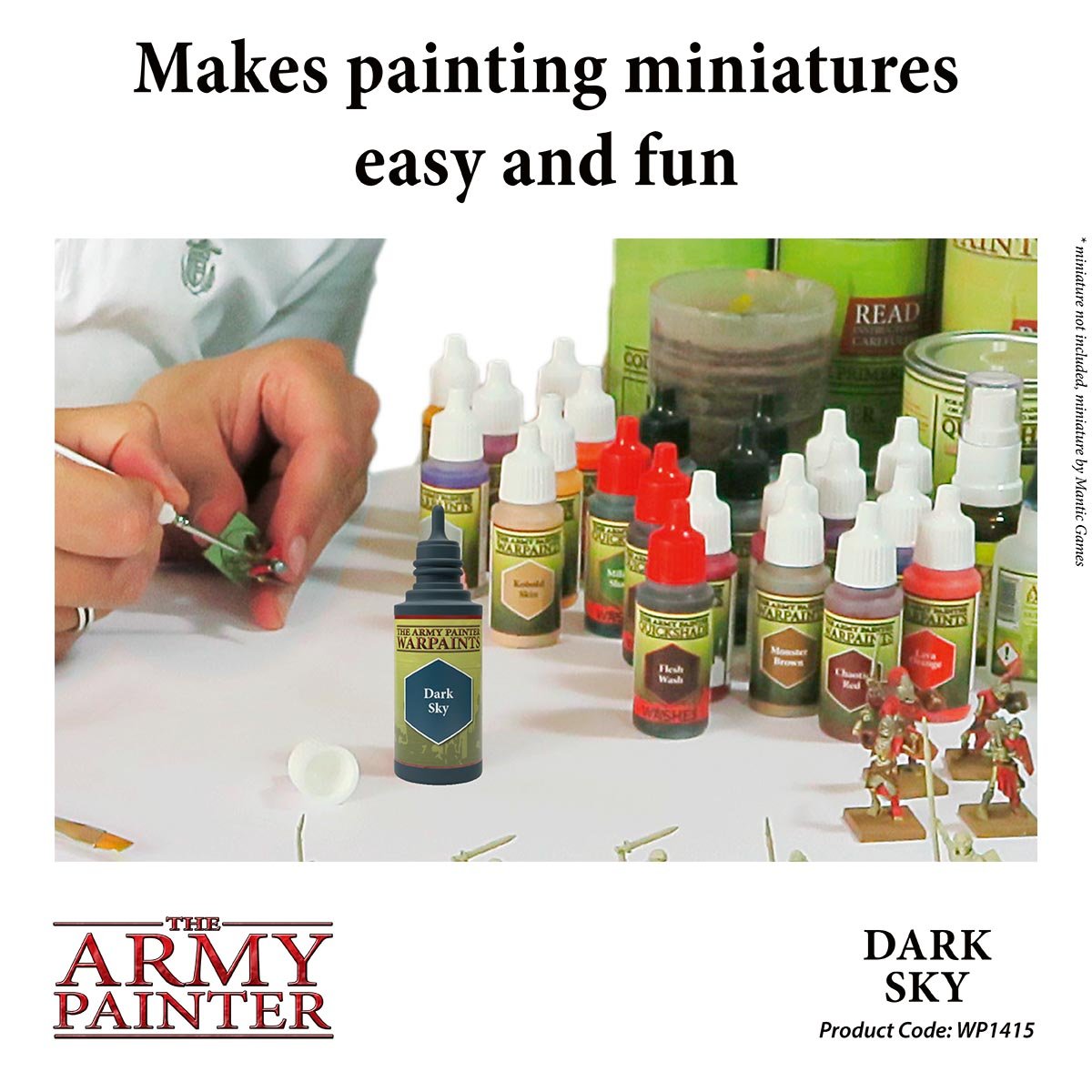 The Army Painter Warpaints WP1415 Dark Sky Acrylic Paint 18ml bottle