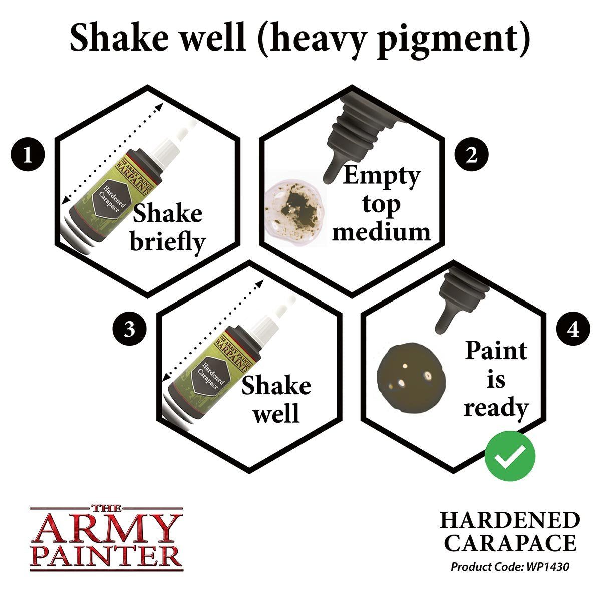 The Army Painter Warpaints WP1430 Hardened Carapace Acrylic Paint 18ml bottle