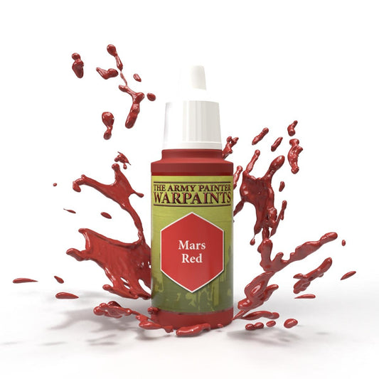 The Army Painter Warpaints WP1436 Mars Red Acrylic Paint 18ml bottle